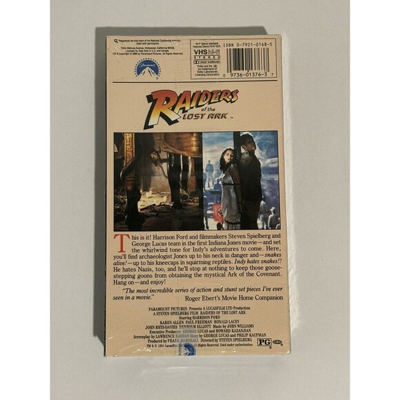 Raiders of the Lost Ark VHS - Mint Condition. - Picture 2 of 5